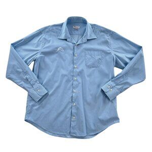Peter Millar Summer Comfort Blue Check Button Down Shirt XL